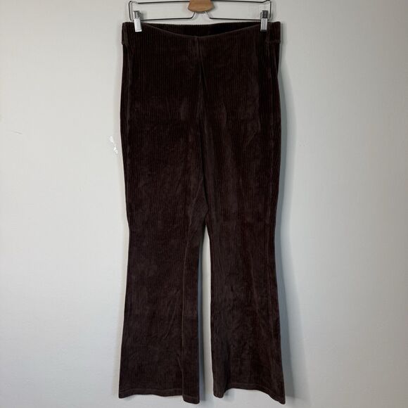 Old Navy Active Large High Rise PowerSoft Rib Knit Flare Pull On Pants - Picture 1 of 12